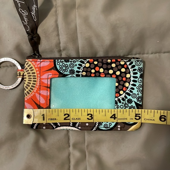 Vera Bradley Zip ID Case NEW without tags Flower Power - Picture 3 of 5